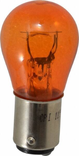 Value Collection - 12 Volt, Park & Signal Automotive Miniature Lamp - 26.88/8.26 Watt, Amber - Makers Industrial Supply