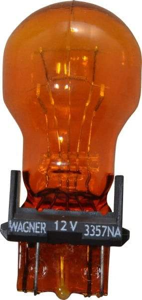 Value Collection - 12 Volt, Park & Signal Automotive Miniature Lamp - 28.54/8.26 Watt, Amber - Makers Industrial Supply