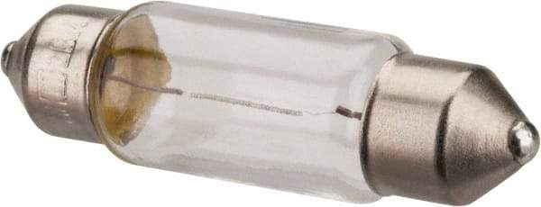 Value Collection - 12 Volt, Courtesy, Dome Automotive Miniature Lamp - 5 Watt, Clear - Makers Industrial Supply