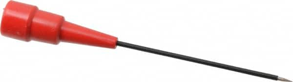 Pomona - Red Electrical Test Equipment Jack - Use with Digital Multimeters - Makers Industrial Supply