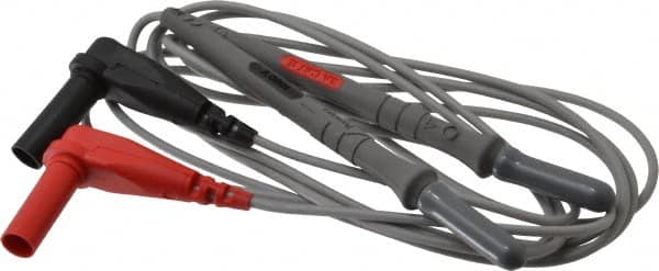 Pomona - Red/Black Electrical Test Equipment Probe - Use with Digital Multimeters - Makers Industrial Supply