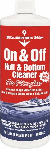 CRC - Water-Based Solution Hull and Bottom Cleaner - 32 Ounce Bottle, 32° F Freezing Point - Makers Industrial Supply