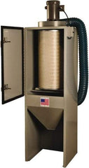 Value Collection - 1-1/2 hp, 600 CFM Sandblaster Dust Collector - 76" High x 21" Diam - Makers Industrial Supply