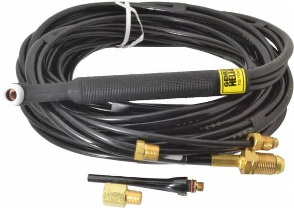 ESAB - 25 Ft. Long, 425 Amp Rating, Water Cooled TIG Welding Torch - Silicon Rubber - Exact Industrial Supply