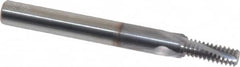 Vargus - #10-32, #12-32 to 3/8-32 UNEF, UNF, 0.15" Cutting Diam, 3 Flute, Solid Carbide Helical Flute Thread Mill - Internal Thread, 0.391" LOC, 1.772" OAL, 3/16" Shank Diam - Makers Industrial Supply