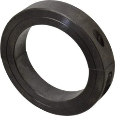 Climax Metal Products - 3-3/16" Bore, Steel, Two Piece Clamp Collar - 4-1/2" Outside Diam, 7/8" Wide - Makers Industrial Supply