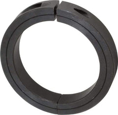 Climax Metal Products - 3-15/16" Bore, Steel, Two Piece Clamp Collar - 5-1/4" Outside Diam, 7/8" Wide - Makers Industrial Supply