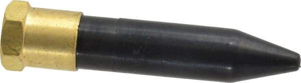 Value Collection - Blow Gun Safety Nozzle - 1/4 NPT, 3.15" Hose Length, 120 psi - Makers Industrial Supply