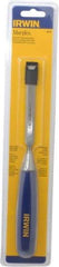 Irwin - 10-3/4" OAL x 1/2" Blade Width Wood Chisel - Polypropylene Handle - Makers Industrial Supply