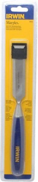 Irwin - 10-3/4" OAL x 1" Blade Width Wood Chisel - Polypropylene Handle - Makers Industrial Supply