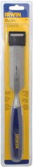 Irwin - 10-3/4" OAL x 1-1/4" Blade Width Wood Chisel - Polypropylene Handle - Makers Industrial Supply