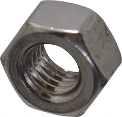 Value Collection - M6x1.00 Metric Coarse Stainless Steel Right Hand Heavy Hex Nut - 10mm Across Flats, 6mm High, Uncoated - Makers Industrial Supply