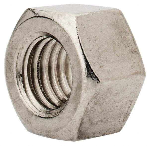 Value Collection - M12x1.75 Metric Coarse Stainless Steel Right Hand Heavy Hex Nut - 19mm Across Flats, 12mm High, Uncoated - Makers Industrial Supply