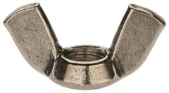 Value Collection - M10x1.50 Metric Coarse, Stainless Steel Standard Wing Nut - Grade 18-8, Austenitic Grade A2, 51mm Wing Span, 25mm Wing Span - Makers Industrial Supply