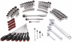 Blackhawk by Proto - 150 Piece 1/4, 3/8, 1/2" Drive Master Tool Set - Makers Industrial Supply