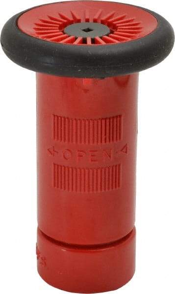 Made in USA - 3/4" Hose Diam GHT Constant Flow Hose Nozzle - 8 Max GPM, Polyurethane, 100 psi - Makers Industrial Supply