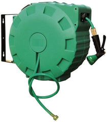 Value Collection - 80' Spring Retractable Hose Reel - 140 psi, Hose Included - Makers Industrial Supply