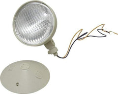 Mule - 1 Head, 12 VDC, Polycarbonate, Incandescent Remote Emergency Lighting Head - 25 Watt, Battery Not Included - Makers Industrial Supply