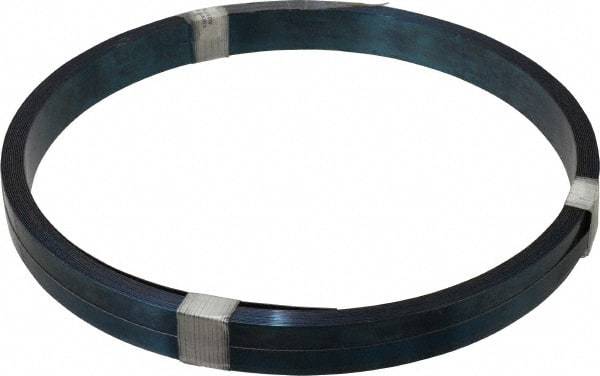 Value Collection - 1 Piece, 25 Ft. Long x 1 Inch Wide x 0.032 Inch Thick, Roll Shim Stock - Spring Steel - Makers Industrial Supply