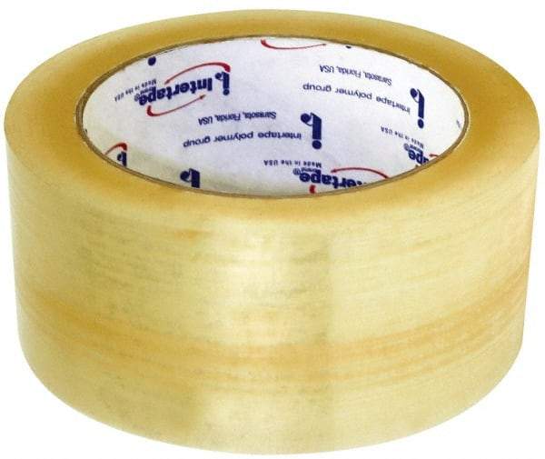 Intertape - 2" x 1640 Yd Clear Rubber Adhesive Sealing Tape - Polypropylene Film Backing, 1.85 mil Thick, 27 Lb Tensile Strength, Series 7100 - Makers Industrial Supply