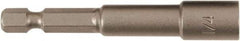 Wiha - 1/4" Magnetic Nutsetter - 1/4" Hex Drive, 2-1/2" OAL - Makers Industrial Supply