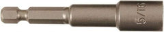 Wiha - 5/16" Magnetic Nutsetter - 1/4" Hex Drive, 2-1/2" OAL - Makers Industrial Supply