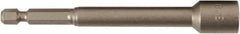 Wiha - 3/8" Magnetic Nutsetter - 1/4" Hex Drive, 4" OAL - Makers Industrial Supply