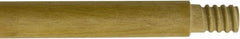 O-Cedar - 60 x 1" Wood Squeegee Handle - Threaded Connection, Tan - Makers Industrial Supply