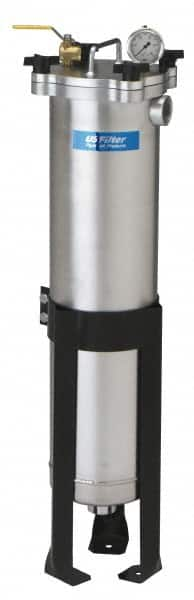 Pentair - 2 Inch, Aluminum, Bag Filter Housing - FNPT End Connection, 90 GPM Max Flow - Makers Industrial Supply