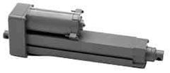 Duff-Norton - 12" Stroke Len, 25% Duty Cycle, 12 Volt, Linear Electromechanical Actuator with Limit Switch - DC Input, 0.5" per Second, 100 Lb Capacity - Makers Industrial Supply