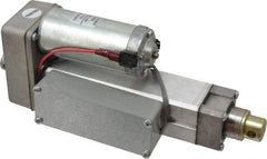 Duff-Norton - 4" Stroke Len, 25% Duty Cycle, 12 Volt, Linear Electromechanical Actuator with Limit Switch - DC Input, 0.5" per Second, 100 Lb Capacity - Makers Industrial Supply