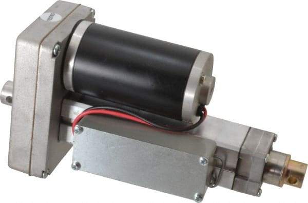 Duff-Norton - 4" Stroke Len, 25% Duty Cycle, 12 Volt, Linear Electromechanical Actuator with Limit Switch - DC Input, 0.37" per Second, 250 Lb Capacity - Makers Industrial Supply