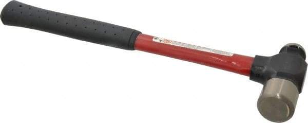 Proto - 1-1/2 Lb Head Ball Pein Hammer - Fiberglass Handle, 1-1/4" Face Diam, 14-3/16" OAL, Fiberglass with Cushion Grip - Makers Industrial Supply