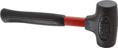 Proto - 16 oz Head 1-5/8" Face Diam Urethane Dead Blow Hammer - 12" OAL, Fiberglass Handle - Makers Industrial Supply