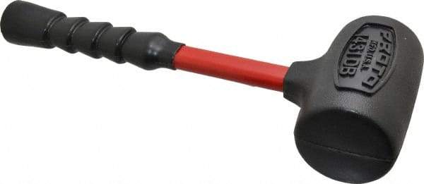 Proto - 64 oz Head 2-5/8" Face Diam Urethane Dead Blow Hammer - 14-3/8" OAL, Fiberglass Handle - Makers Industrial Supply