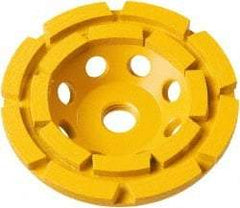 DeWALT - 7" Diam x 1-1/2" Thick, Surface Grinding Wheel - Diamond, Medium Grade, 8,700 Max RPM - Makers Industrial Supply