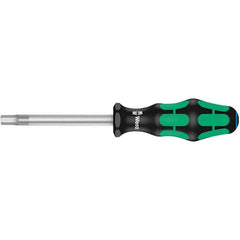 Wera - 5mm Standard Hex Driver - 80mm Blade Length, Ergonomic Cushion Grip Handle, 185mm OAL - Makers Industrial Supply