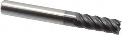 Niagara Cutter - 5/16", 5 Flute, Single End, Solid Carbide, 0.02" Corner Radius End Mill - 2-1/2" OAL, 45° Helix, Right Hand Flute, 13/16" LOC, Right Hand Cut - Makers Industrial Supply