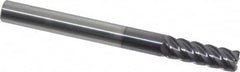 Niagara Cutter - 3/16", 5 Flute, Single End, Solid Carbide, 0.02" Corner Radius End Mill - 2" OAL, 45° Helix, Right Hand Flute, 9/16" LOC, Right Hand Cut - Makers Industrial Supply