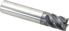 Niagara Cutter - 1/2", 5 Flute, Single End, Solid Carbide, 0.015" Corner Radius End Mill - 2-1/2" OAL, 45° Helix, Right Hand Flute, 5/8" LOC, Right Hand Cut - Makers Industrial Supply