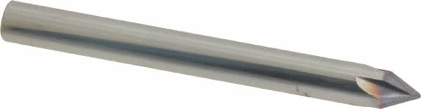 Niagara Cutter - 1/4" Diam 4 Flute Single End Solid Carbide Chamfer Mill - Makers Industrial Supply