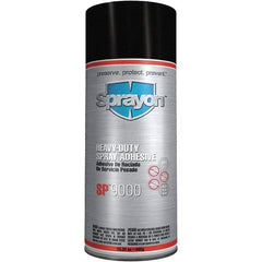 Krylon - 16.25 oz Aerosol White Spray Adhesive - High Tack, 170°F Heat Resistance, High Strength Bond, Flammable, Series SP9000 - Makers Industrial Supply