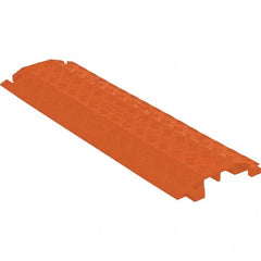 Checkers - On Floor Cable Covers Cover Material: Polyurethane Number of Channels: 2 - Makers Industrial Supply