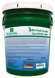 Renewable Lubricants - 5 Gal Pail, Mineral Gear Oil - 23°F to 250°F, 382 St Viscosity at 40°C, 49 St Viscosity at 100°C, ISO 460 - Makers Industrial Supply