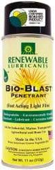 Renewable Lubricants - 11 oz Aerosol Thin Oily Film Penetrant/Lubricant - Light Golden, -22°F to 208°F - Makers Industrial Supply