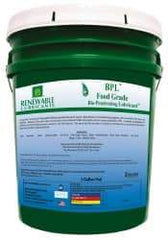 Renewable Lubricants - 5 Gal Pail Thin Oily Film Penetrant/Lubricant - 0°F to 280°F, Food Grade - Makers Industrial Supply