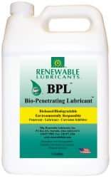 Renewable Lubricants - 1 Gal Bottle Thin Oily Film Penetrant/Lubricant - -22°F to 295°F - Makers Industrial Supply