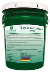 Renewable Lubricants - 5 Gal Pail, ISO 32, Air Tool Oil - -22°F to 250°, 29.33 Viscosity (cSt) at 40°C, 7.34 Viscosity (cSt) at 100°C, Series Bio-Air - Makers Industrial Supply