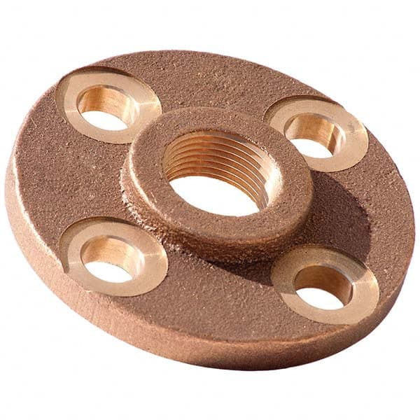 Merit Brass - Brass & Chrome Plated Flanges Style: Companion Pipe Size: 4 (Inch) - Makers Industrial Supply