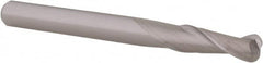 Accupro - 3/16", 2 Flute, Single End, Solid Carbide, 0.06" Corner Radius End Mill - 2" OAL, 30° Helix, Right Hand Flute, 5/8" LOC, Right Hand Cut - Makers Industrial Supply